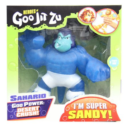 Heroes Sahario Goo Jit Zu Super Sandy Stretchy Figure Toy Goo-muunnoksella [HK]
