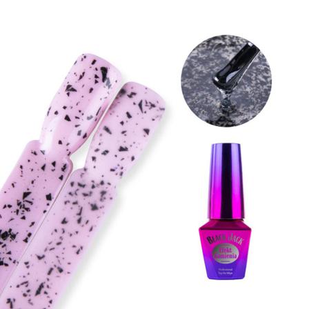 Topplack - Top Coat - Black Jack - 10g - Uv-gel/led - Mollylac Transparent