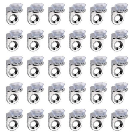 30 st Glas Hyllfäste Med Sugpropp Hylla För Kökskåp