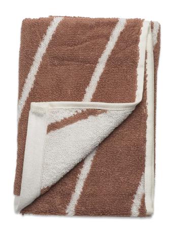 Raita Towel - 40X60 Cm Home Textiles Bathroom Textiles Towels & Bath Towels Ruskea OYOY Living Design