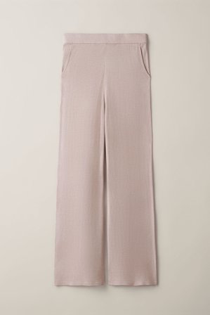 Soft Goat - Silk Pants - S - Blush