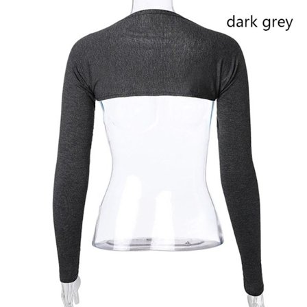 Armermer Erme Sjal Arm Cover Shrug MØRKEGRÅ