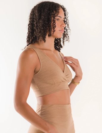 Boob The Go-To Merino Wool Bra - Brown - M