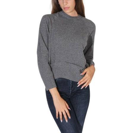 Alpha Industries, Cardigans Grijs, Dames, Maat:XL