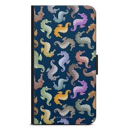 Bjornberry Fodral iPhone SE (2020) - Tecknade Sjöhästar