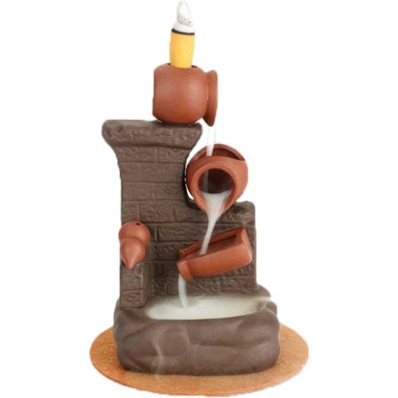 1 stk. Kalebassen Tilbakestrømnings Røkelsebrenner Kjegle, Hjemme Keramik