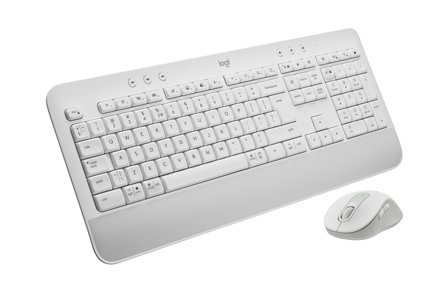 Logitech Signature MK650 Combo for Business - tastatur- og mussett - QWERTY - Ungarsk - elfenbenshvit Inn-enhet