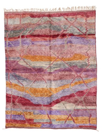 256X329 Tappeto Berber Moroccan - Mid Atlas Moderno Grandi (Lana, ) Carpetvista