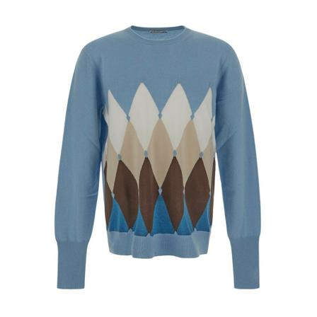 Ballantyne, Round-neck Knitwear Blauw, Heren, Maat:M
