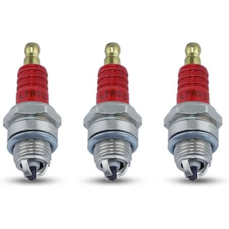 Pakke med 3 tennplugger Kompatibel med Husqvarna 33cc 43cc 47cc 49cc 52cc 2-taktsmotorgressklipper