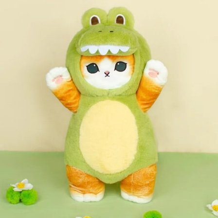 Mofusands kissa pehmo lelu sarjakuva eläin karhu lehmä dinosaurus pehmeä täytetty nukke tyyny tyyny