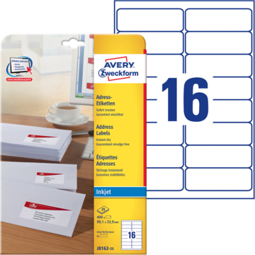 Adresseetiketter 99,1x33,9mm