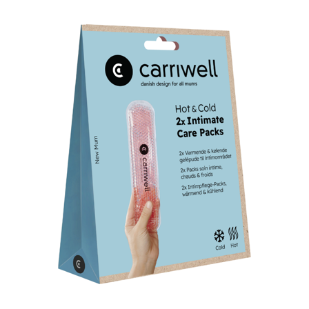 Carriwell Hot & Cold Intimate Care Packs, Onesize, rosa, 2 stk.