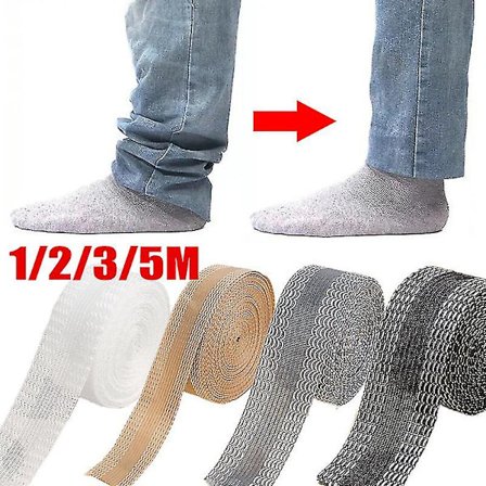 Självhäftande tejp för byxor Ben Kantförkortning Syverktyg Tejp Paste Fålla Stryk på Byxor Jeans Kläder Längd Förkorta