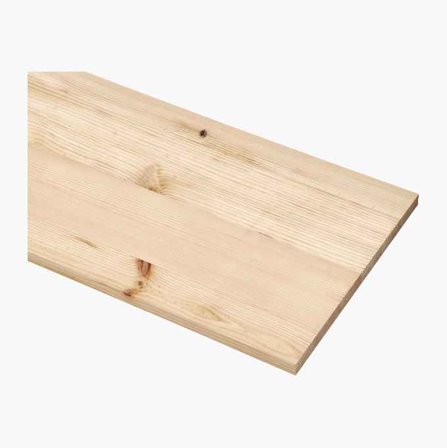 Hyllplan furu 100 x 20 x 1 8 cm - Biltema
