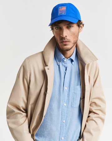GANT Herren Nautical Graphic Cap (ONE SIZE) Blau
