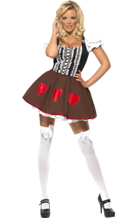 Seksikäs Heidi Naamiaisasu M