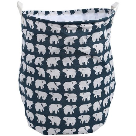 Barnkläder Leksak Tvätt Garage Korg Väska med Handtag Diverse Tunna