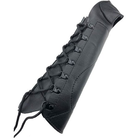 1 kpl Musta Säädettävä Jousiammunnan Käsivarsivarustus Antiikki Lehmänahka Ranne