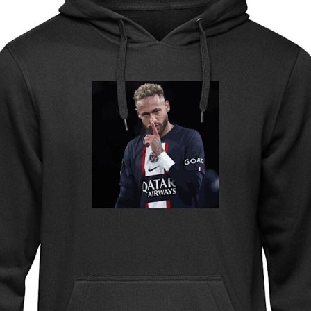 Børne-Hoodie | Blød Hættetrøje til Børn Neymar sort