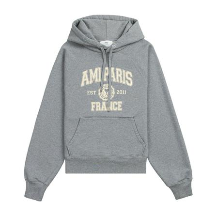 Ami Paris, Sweatshirts & Hoodies Szary, Mężczyzna, Rozmiar: S
