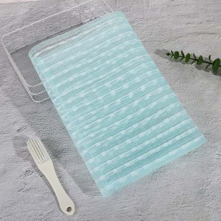 Langt badehåndklæde til kropsvask GRØN 1 1