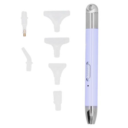 Diamantmaleri Penn Lys USB Oppladbar DIY Korssting Håndverksverktøy 6 stk. Spiss (Taro Lilla)