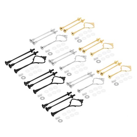 Set med 6 ställ för tårtfat, 3-vånings tårtställ, ställ för bröllop och fest