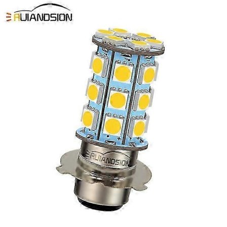 P15D-25-3 Forlygtepære LED Scooter Lys Høj-Lav Stråle Lampe 6V 12V 24V Motorcykel Ekstra Lys Led Forlygte Varm Hvid (FMY)