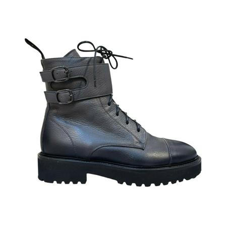 Doucal's, Lace-up Boots Grijs, Dames, Maat:38 EU