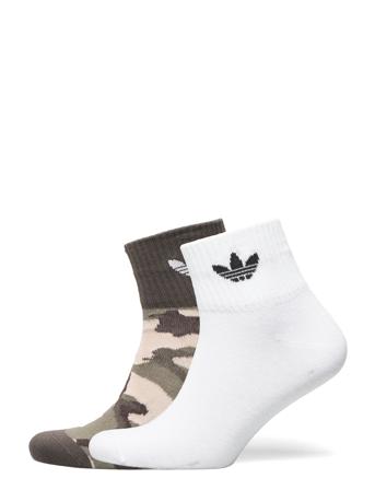Camo Ankle 2Pp Nilkkasukat Lyhytvartiset Sukat Valkoinen Adidas Originals