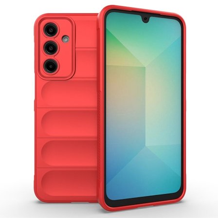 Blødt grebsformet Samsung Galaxy A56 cover - Rød