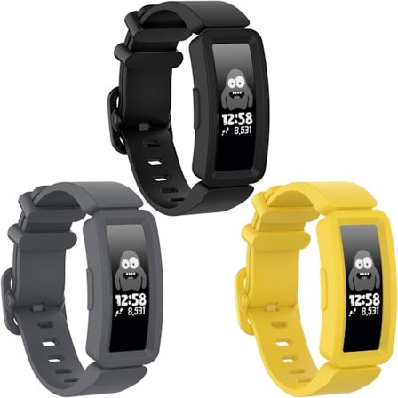 Kompatibel med Fitbit Ace 2-bånd for barn 6+, myk silikon