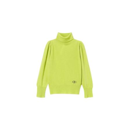 Twinset Turtlenecks Gul, Dame Rullekraver