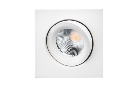 SG Armaturen Junistar Lux Square Downlight-valaisin 7 W, 540 W, Valaistus