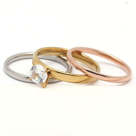 Rostfritt stål ring 3-IN-1