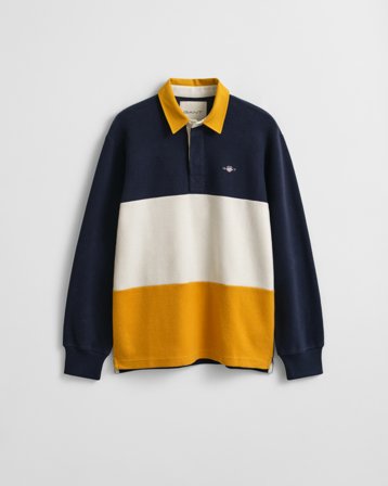 GANT Herren Heavy Rugger im Blockfarbendesign (XXL) Marineblau