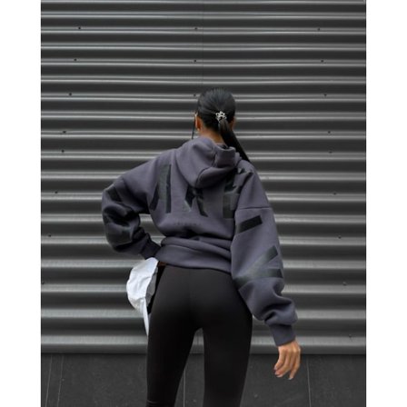 Langærmet sweatshirt med hætte til kvinder, afslappet top