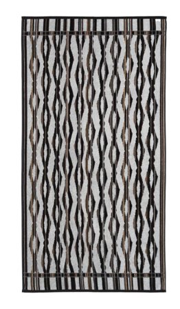 Innate Ripple Mørk Håndkle 100x160