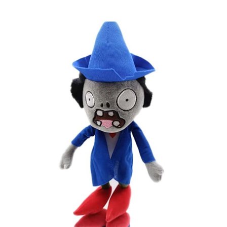 Växter vs Zombies Plysch Leksaker Blå Trollkarl Zombie