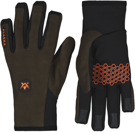 Alaska 1795 Raptor Gloves Brown - Skytterhansker