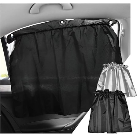 4 kappaletta auton väliseinän verhot, auton aurinkosuoja pimennysverho, tuulilasi