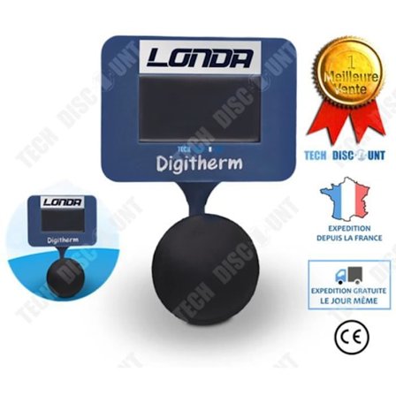 TD akvarietermometer sugkopp digital tjej digital elektronisk vatten LED-ljus vatten trådlöst för batteridriven inomhuspool