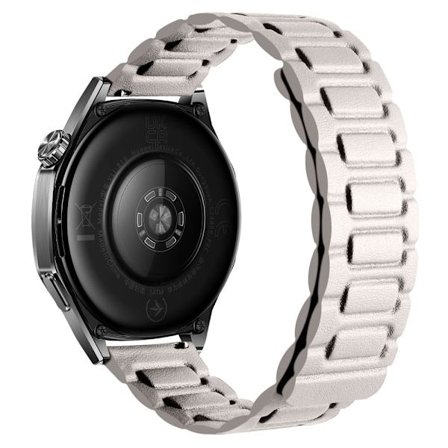 Ersättningsklockarmband 20mm Universal 3-Bead Magnetic läderarmband - Stjärnljus