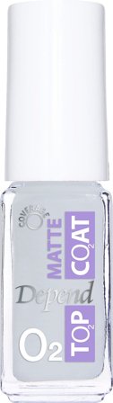 Depend O2 Minilak Top Coat Mat A304 Top Coat Mat, Makeup, Neglelak, Top Coat