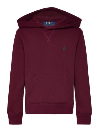 Fleece Hoodie Burgundy Ralph Lauren Kids