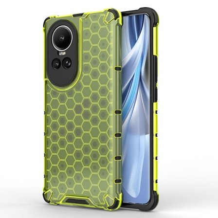 Bofink Honeycomb Oppo Reno10 Etui - Grøn