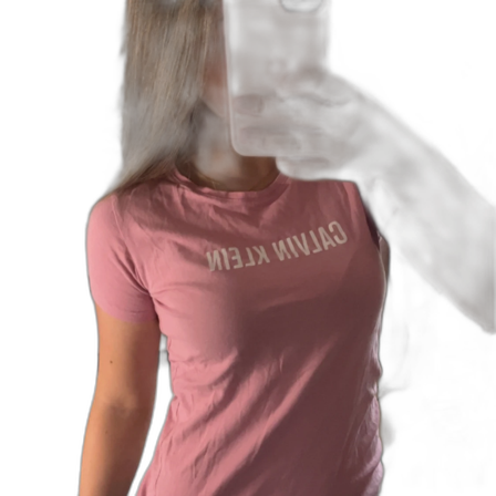 Rosa Calvin Klein t-shirt