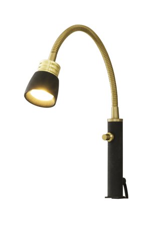 Aneta Lighting EKETORP senglampe, svart/matt messing