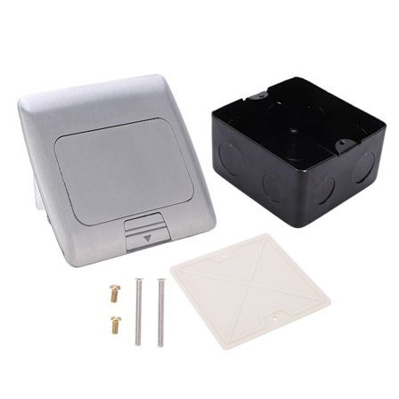 Lattiapistorasia Vedenpitävä Hyvä Tiivistys Upotettu Turvallinen Käytännöllinen Hopea Puolikaari Ponnahdus Lattiapistorasia 250V 16A